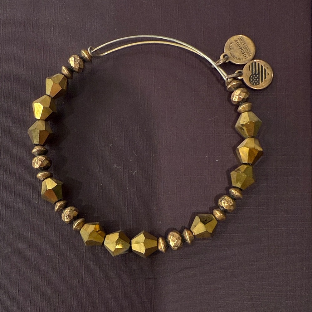 Alex and Ani Gold Beaded Women's Bracelet